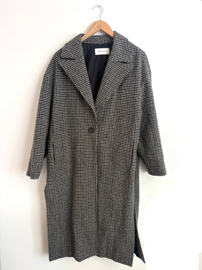 Masscob houndstooth Coat