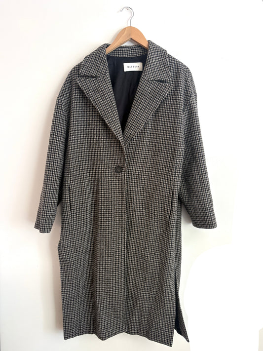 Masscob houndstooth Coat