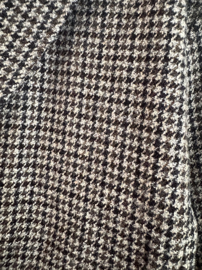 Masscob Grey Houndstooth Coat UK 8