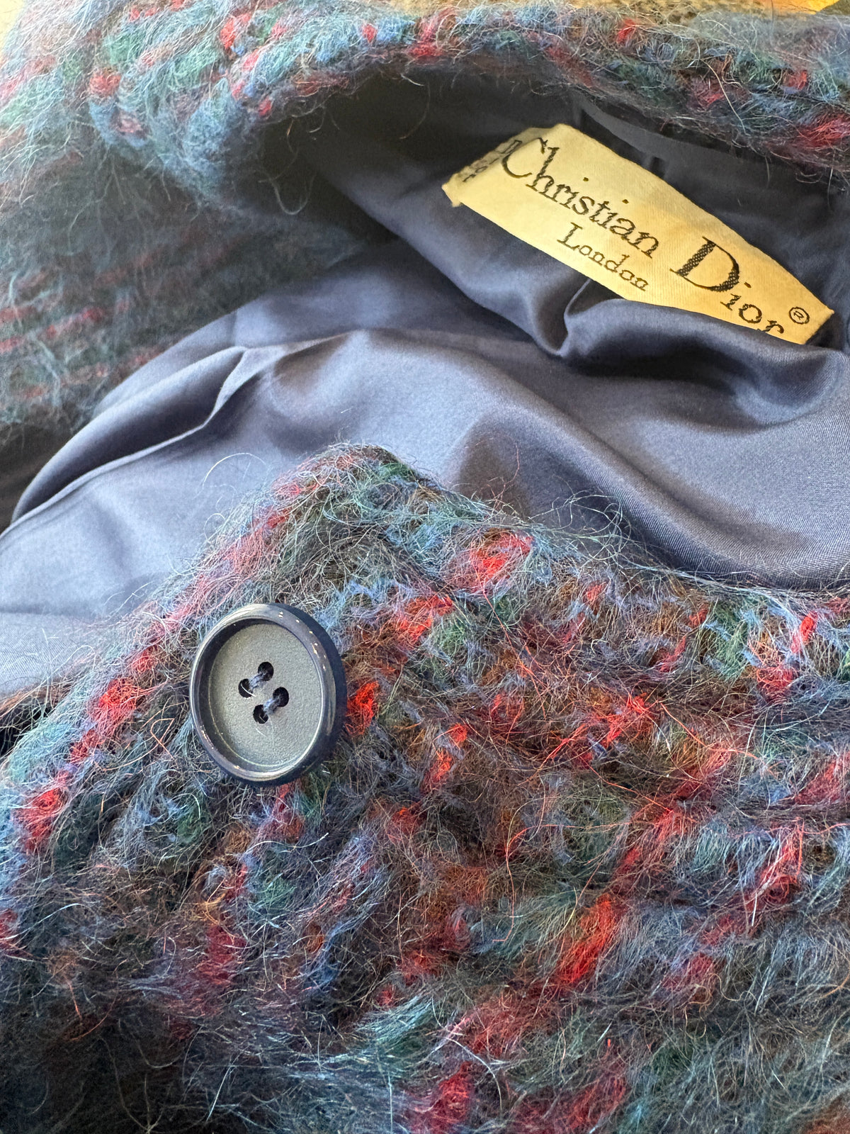 Christian Dior Vintage Mohair Coat S