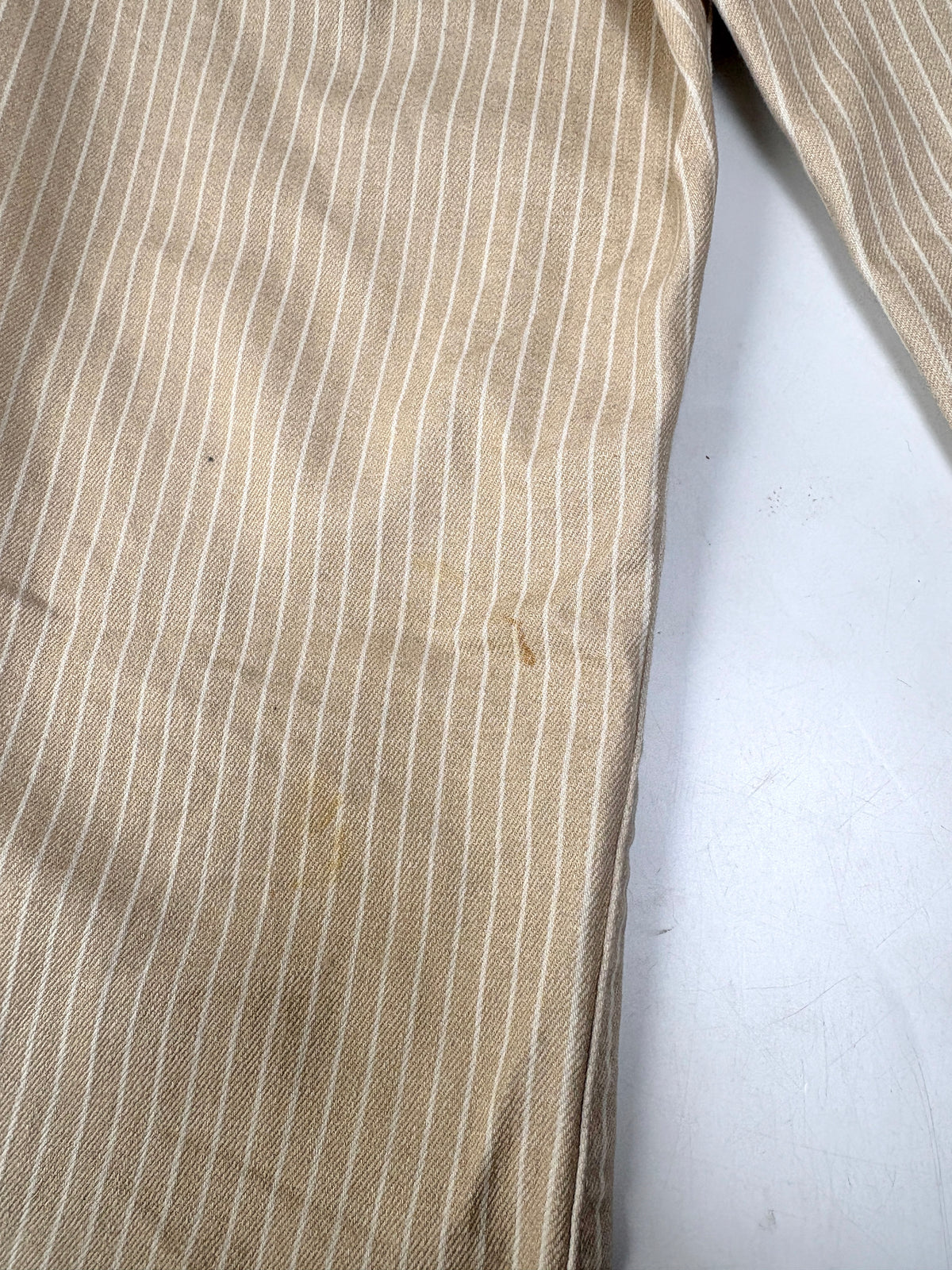 Frame le Jane Crop Striped High Rise Straight Leg Jeans 25"
