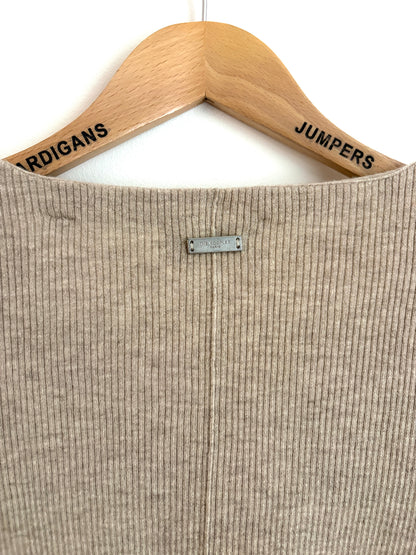 The Kooples Oatmeal Wool & Cashmere Cardigan S
