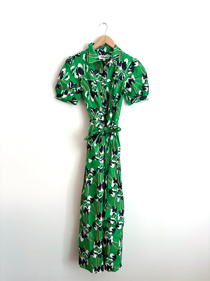 Diane Von Furstenberg Jonah Printed Cotton Maxi Dress