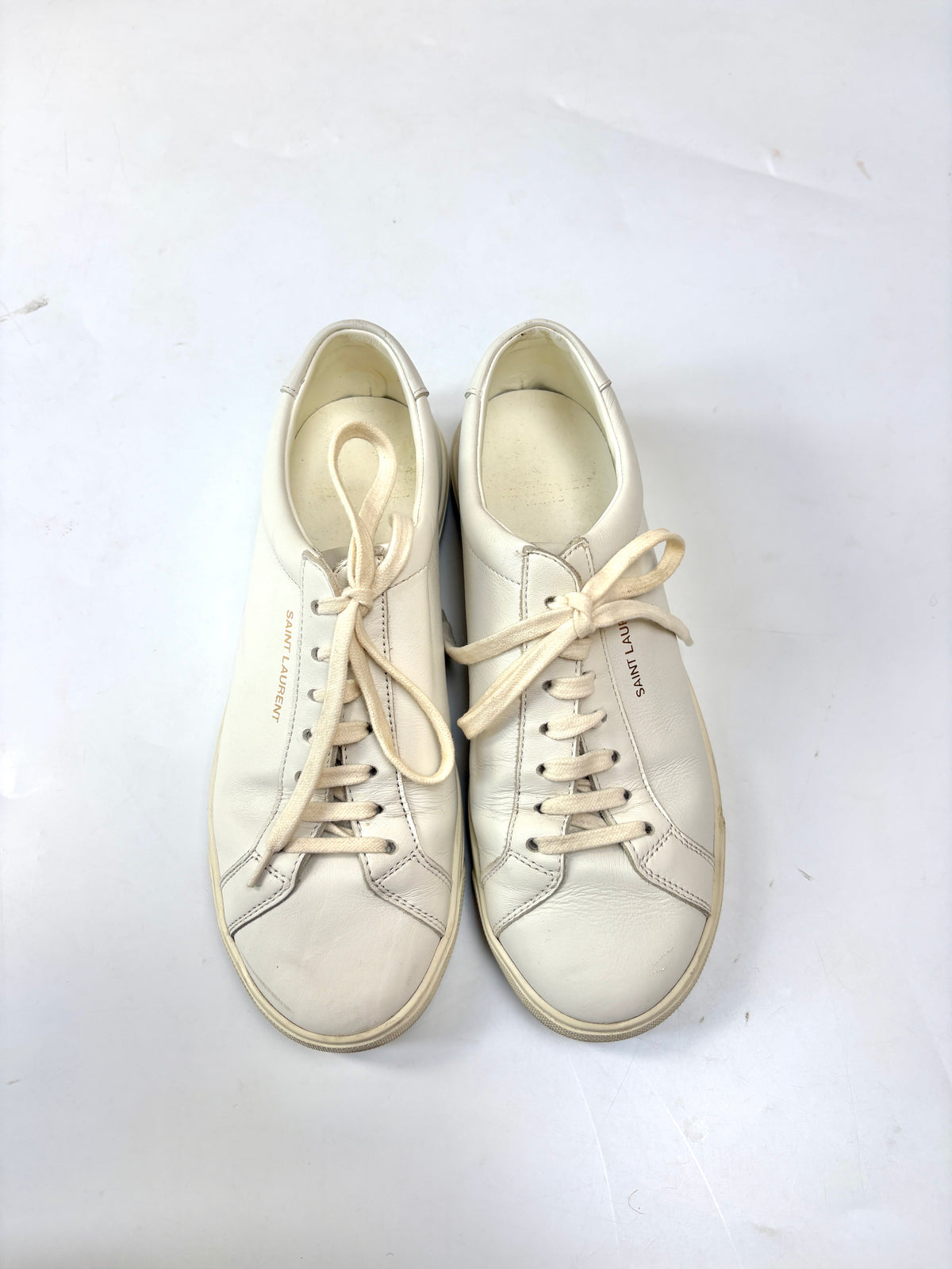 Saint Laurent Andy Leather Sneakers