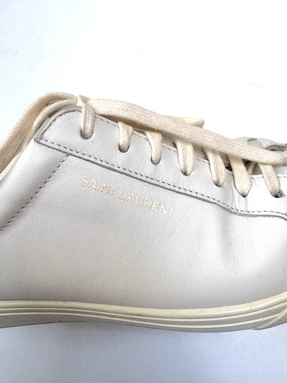 Saint Laurent Andy Leather Sneakers UK 4