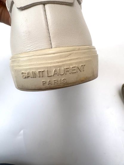 Saint Laurent Andy Leather Sneakers UK 4