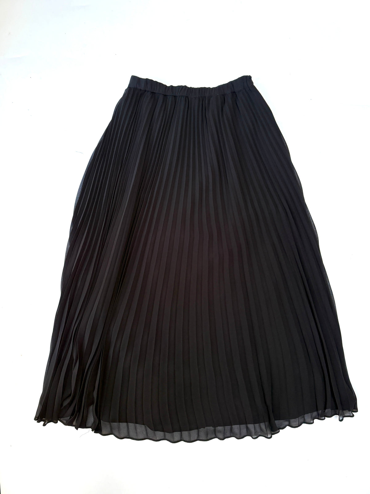 Self-portrait black pleat skirt