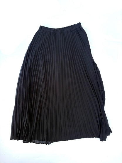Self-Portrait Black Pleated Skirt UK 10
