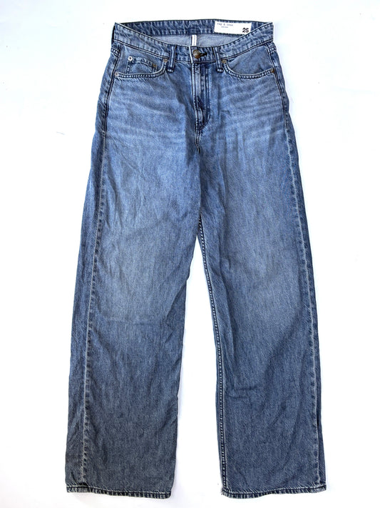 Rag & Bone 5 Pocket Wide Leg Jeans 25"