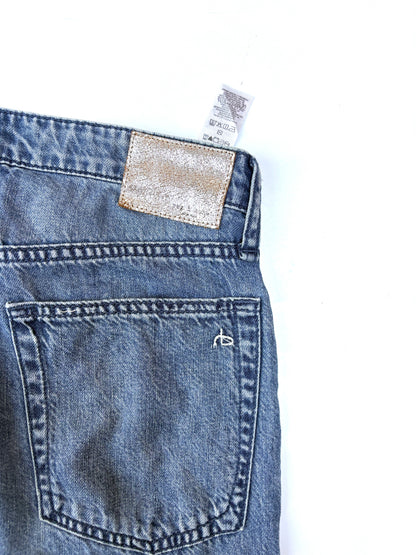 Rag & Bone 5 Pocket Wide Leg Jeans 25"