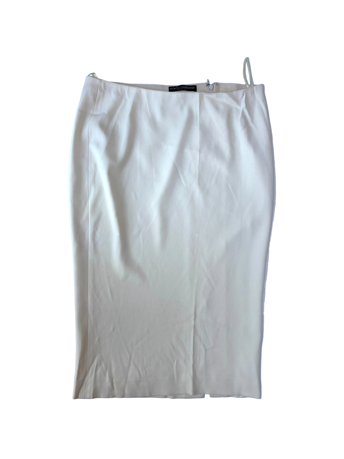 Dolce & Gabanna Cream Pencil skirt