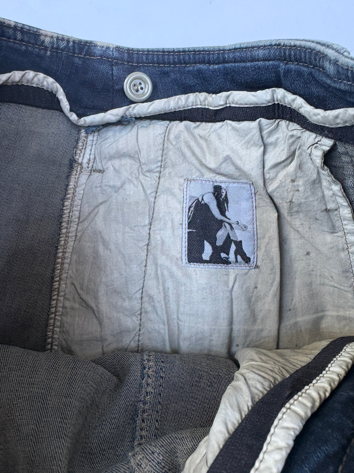 Rick Owens Denim Skirt