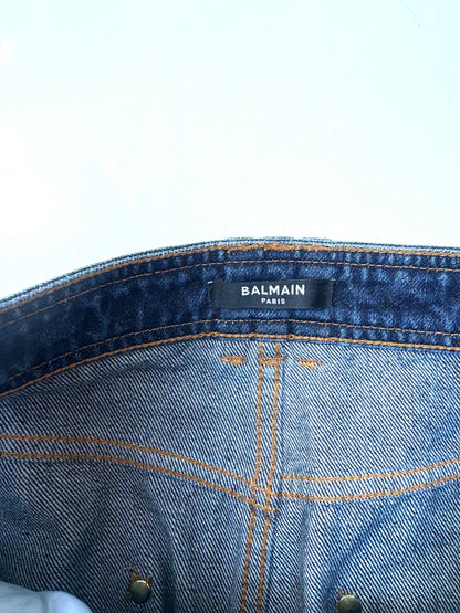 Balmain Cargo Mini Skirt UK 10