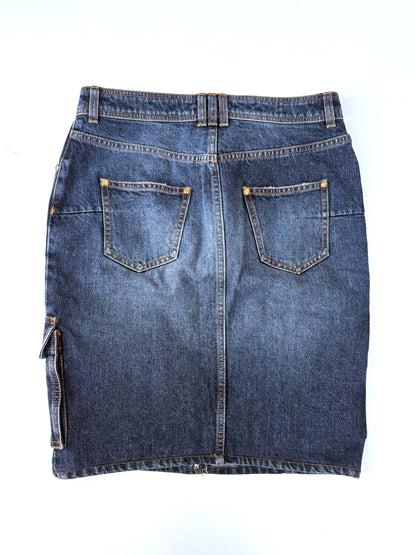 Balmain Cargo Mini Skirt UK 10