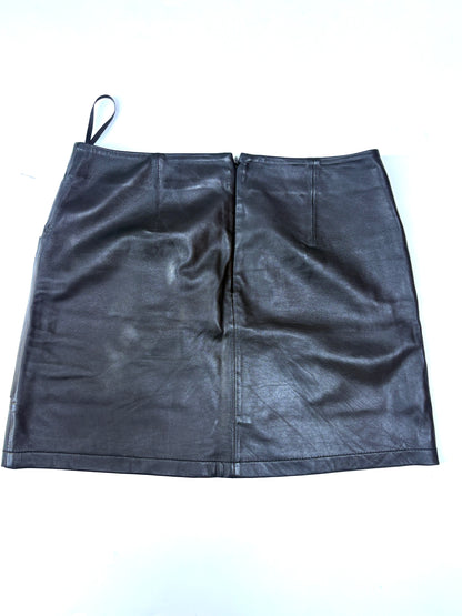 Zadig & Voltaire Mini Leather Skirt UK 12