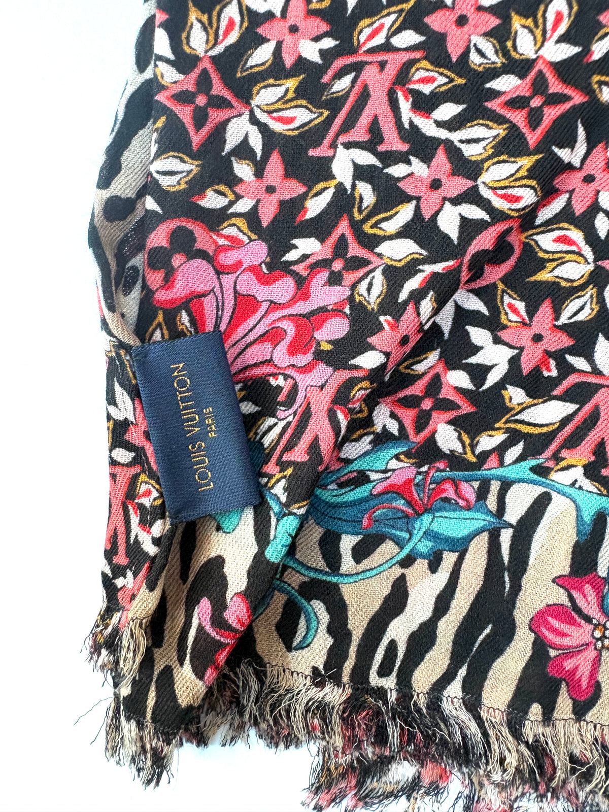 Louis Vuitton Junger Fever Woole Stole