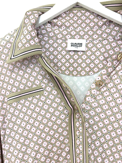 Claudie Pierlot Pink Midi Shirt Dress UK 12