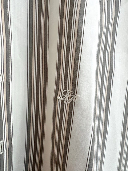 Loro Piana Silk Striped Shirt UK 10