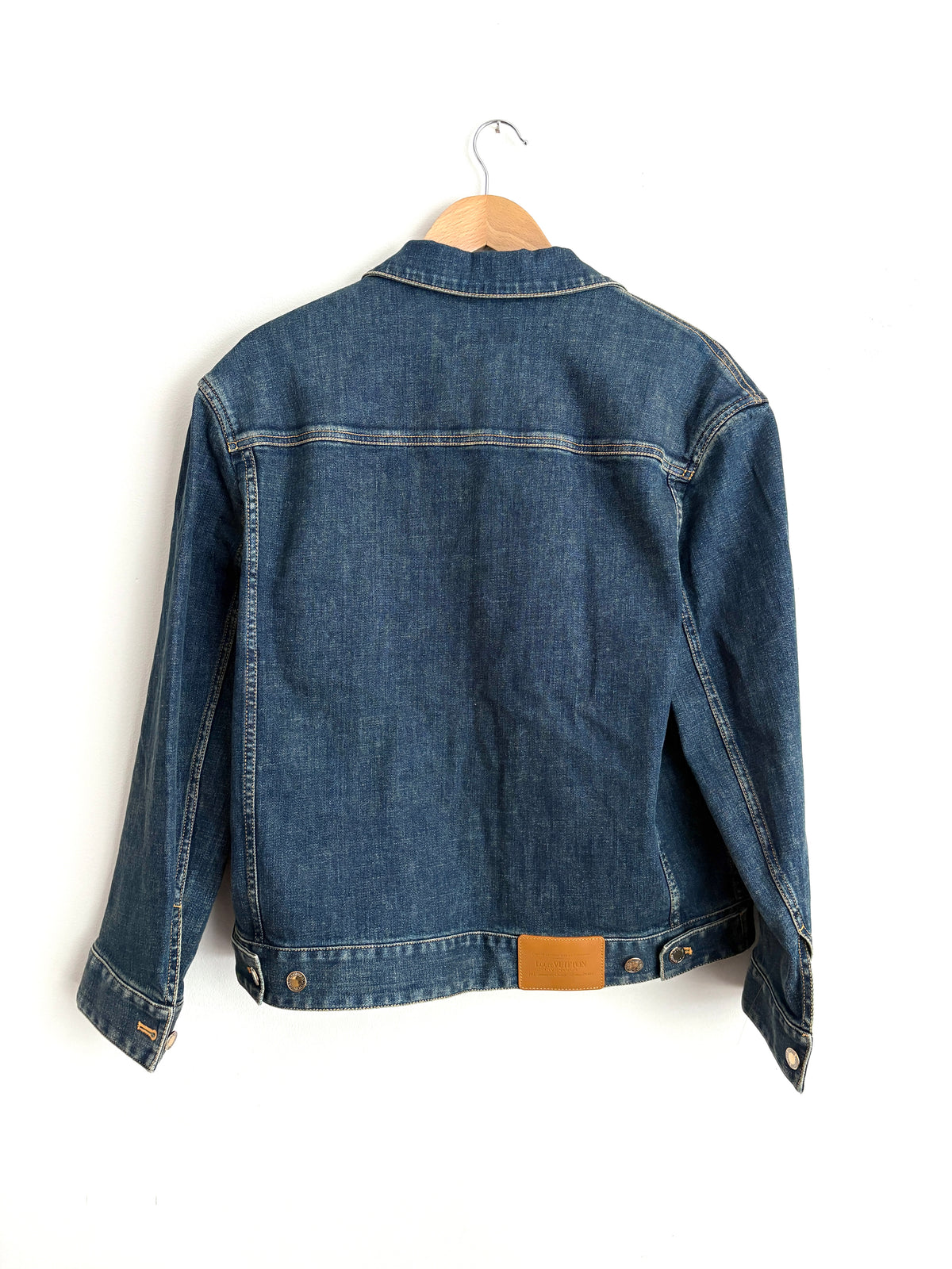 Louis Vuitton Oversized Denim Trucker Jacket UK 8