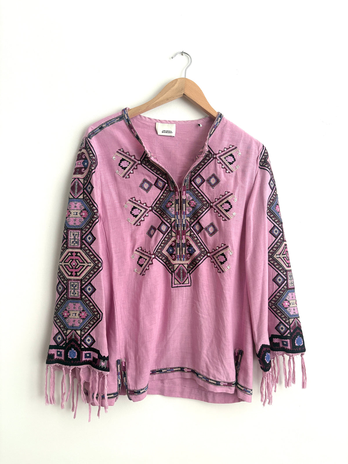 Isabel Marant Zelda Blouse in Pink