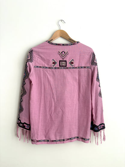 Isabel Marant Zelda Blouse in Pink UK 10