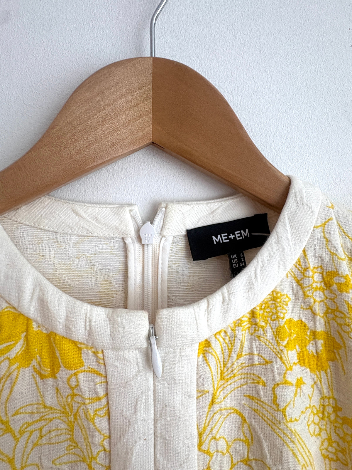 Me+Em Gardenia Print Maxi dress UK 6