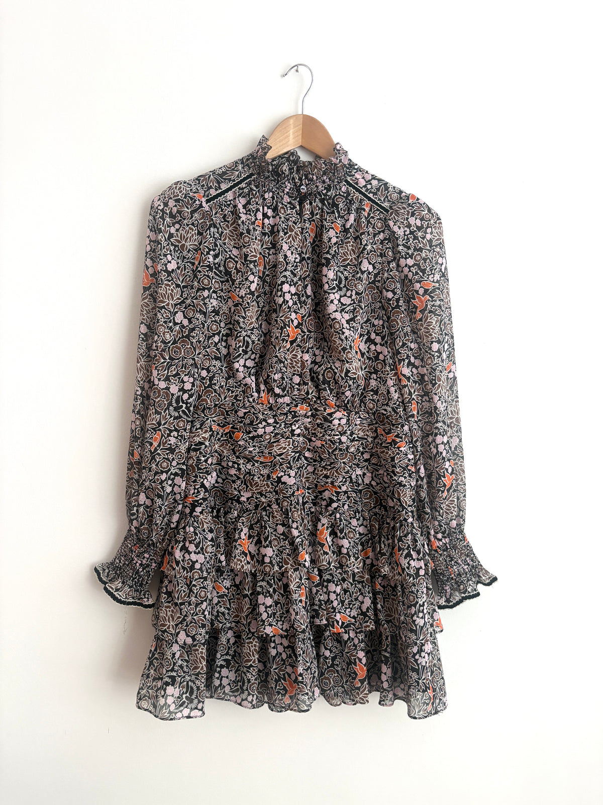 Me+Em Hummingbird Crepe Mini Dress