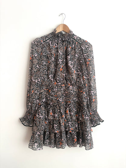 Me+Em Hummingbird Crepe Mini Dress