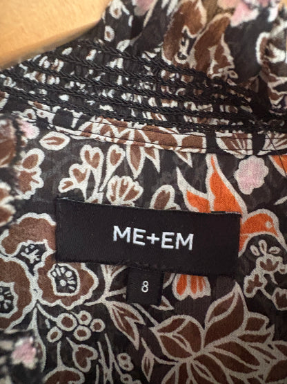 Me+Em Hummingbird Crepe Mini Dress UK 8