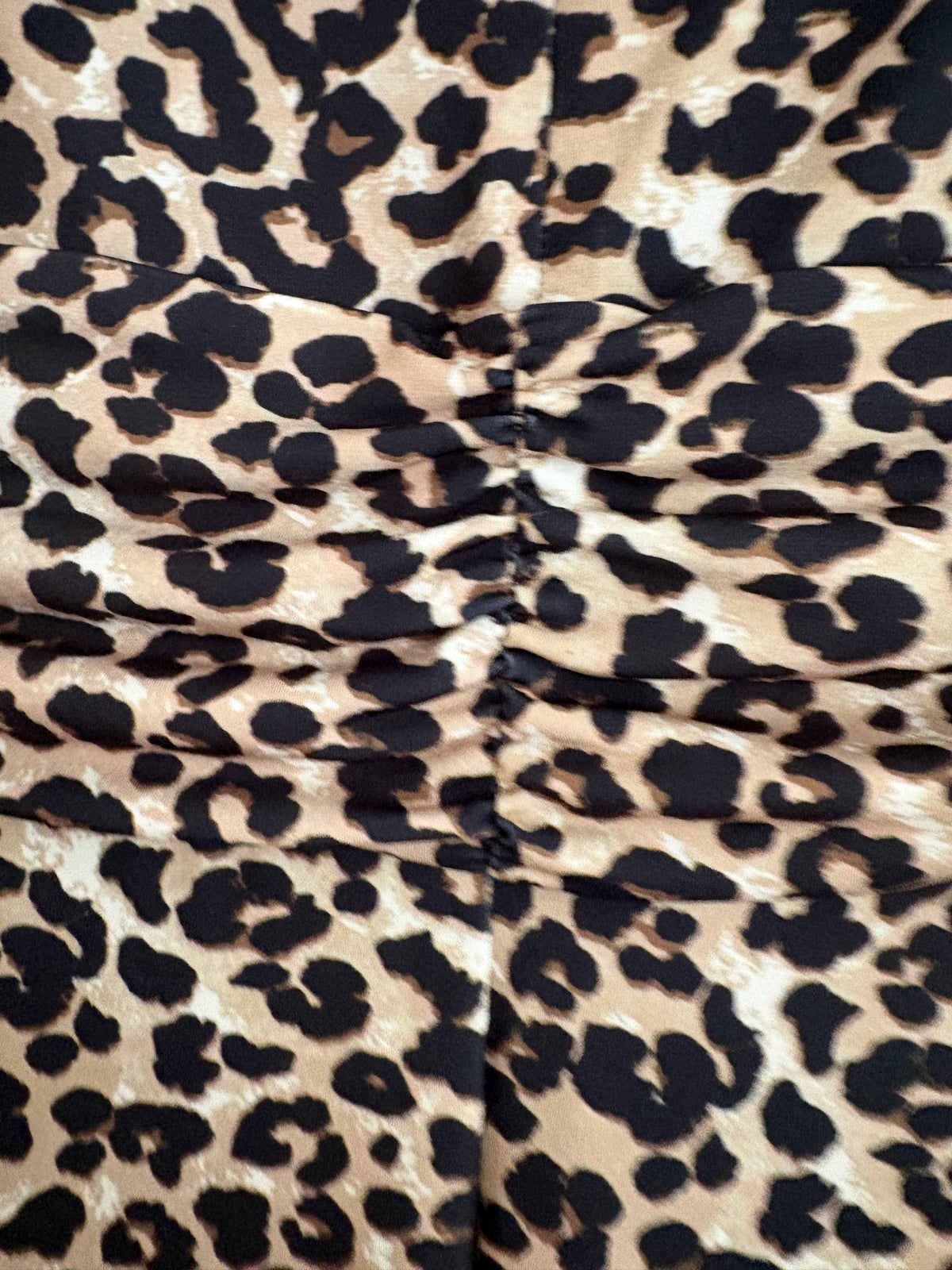 Essentiel Antwerp Brown Leopard Print Stretch-Jersey Midi Dress UK 8