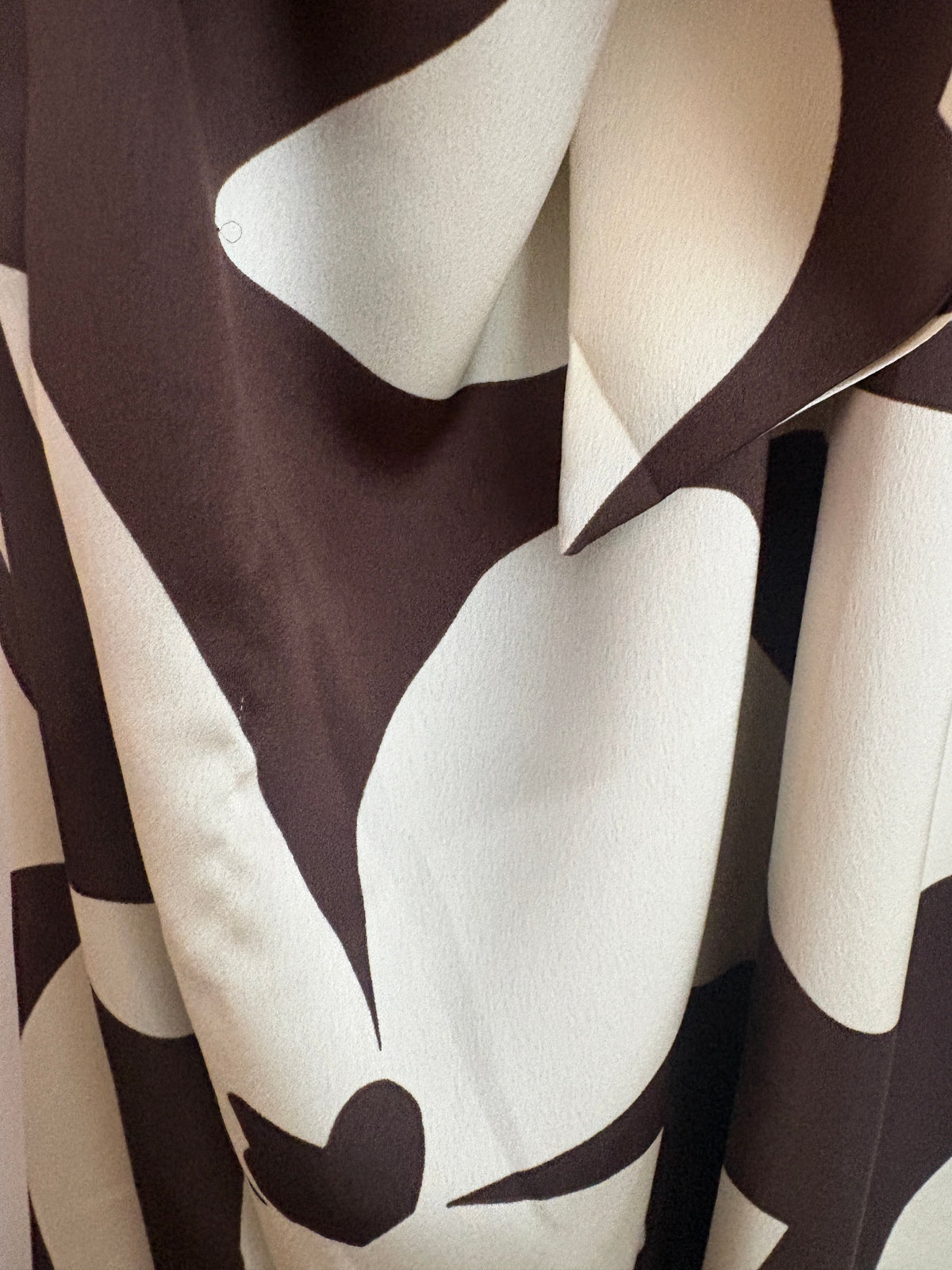 Simorra Brown Leaf Halterneck Dress UK 8
