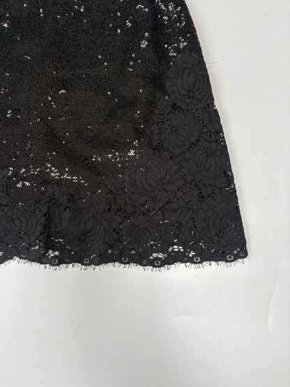 Philosophy Di Lorenzo Serafini Sequin and Lace Skirt UK 8