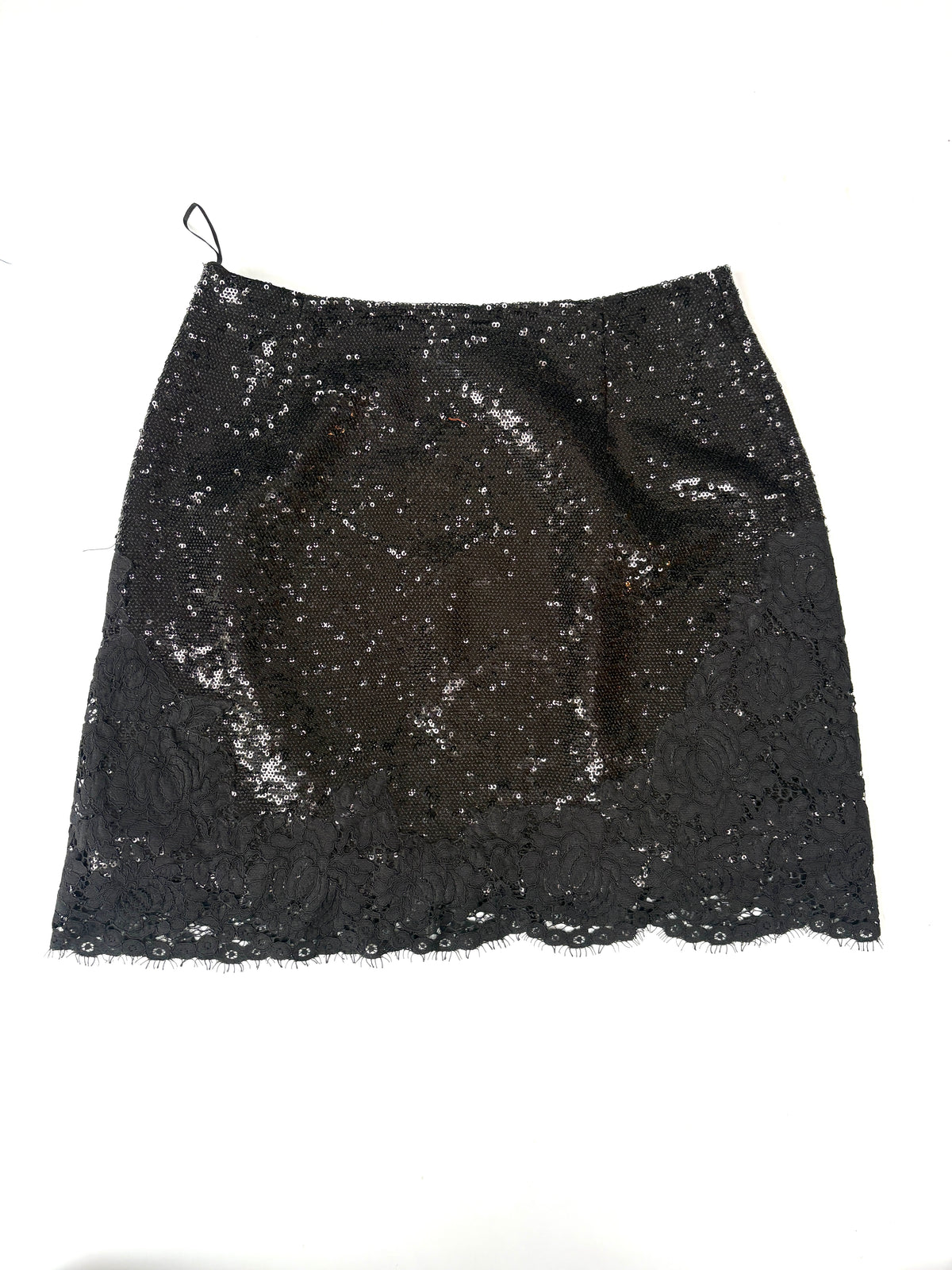 Philosophy Di Lorenzo Serafini Sequin and Lace Skirt