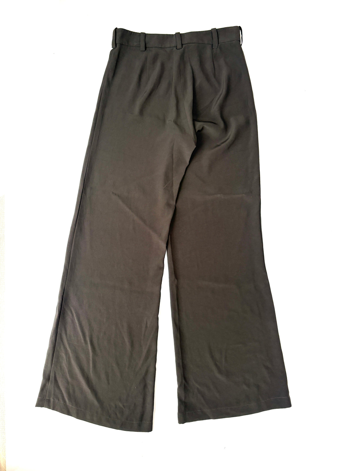 Serena Bute Brown Silky Trousers UK 8