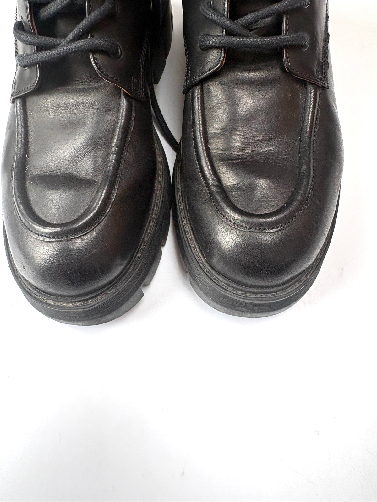 ATP Atelier Lace Up Leather Boots uK 5