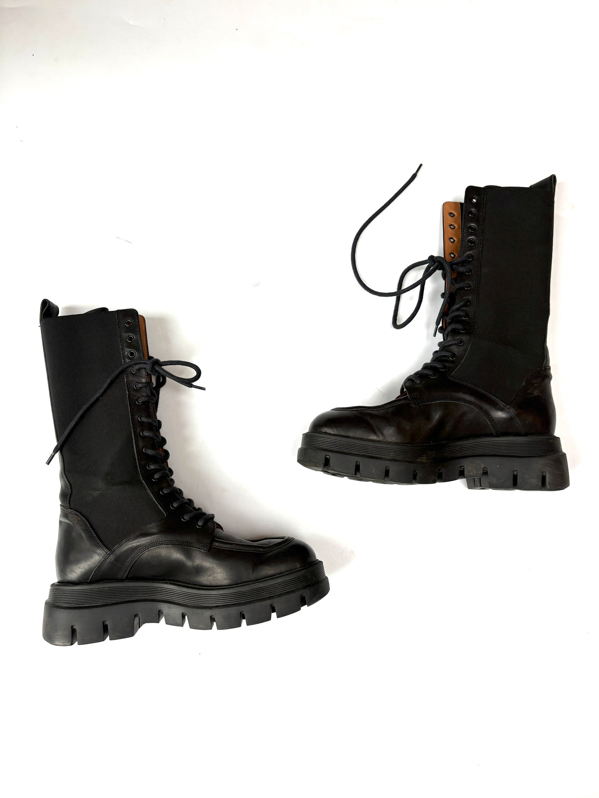 ATP Atelier Lace Up Leather Boots uK 5