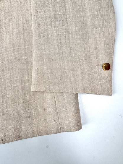 Petar Petrov 2 Piece Beige Suit UK 8