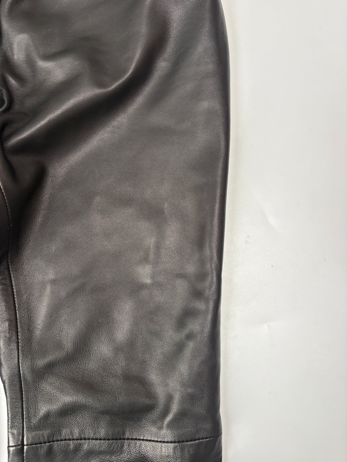 Balmain Leather Trousers UK 10