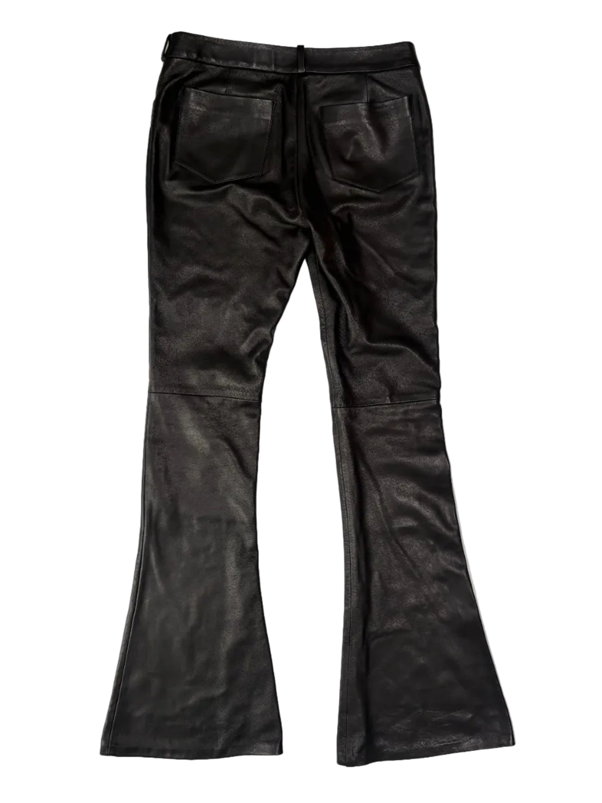 Balmain Leather Trousers UK 10