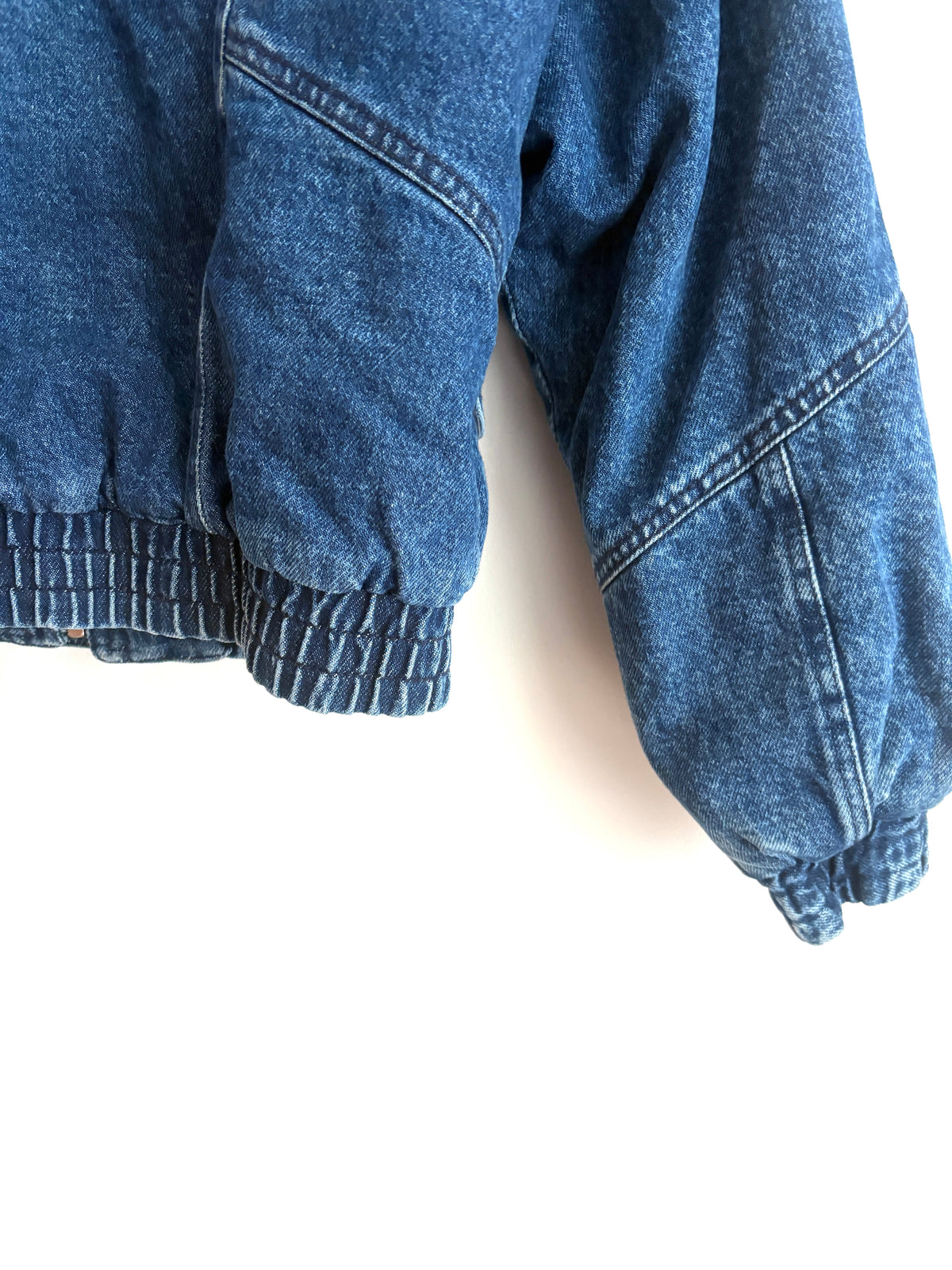 Isabel Marant Vlasta Denim Fleece Jacket UK 10