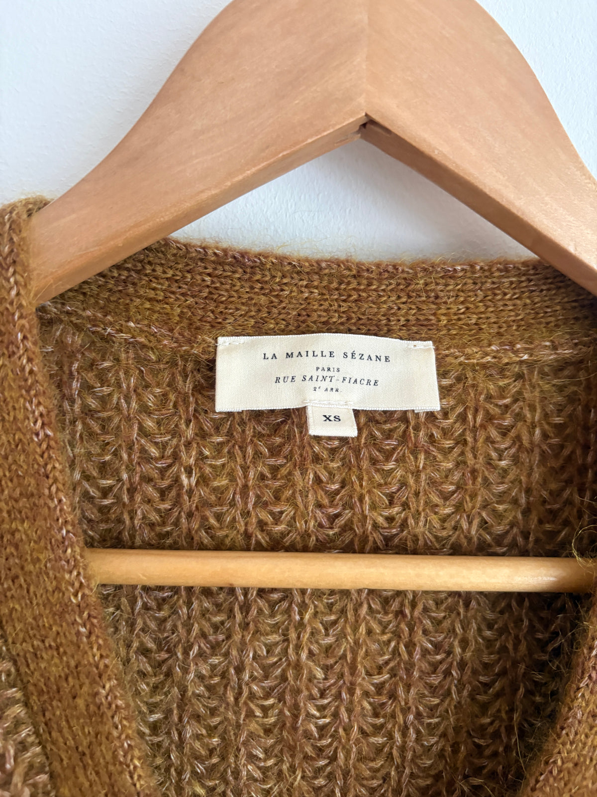 Sézane Achille Camel Cardigan XS