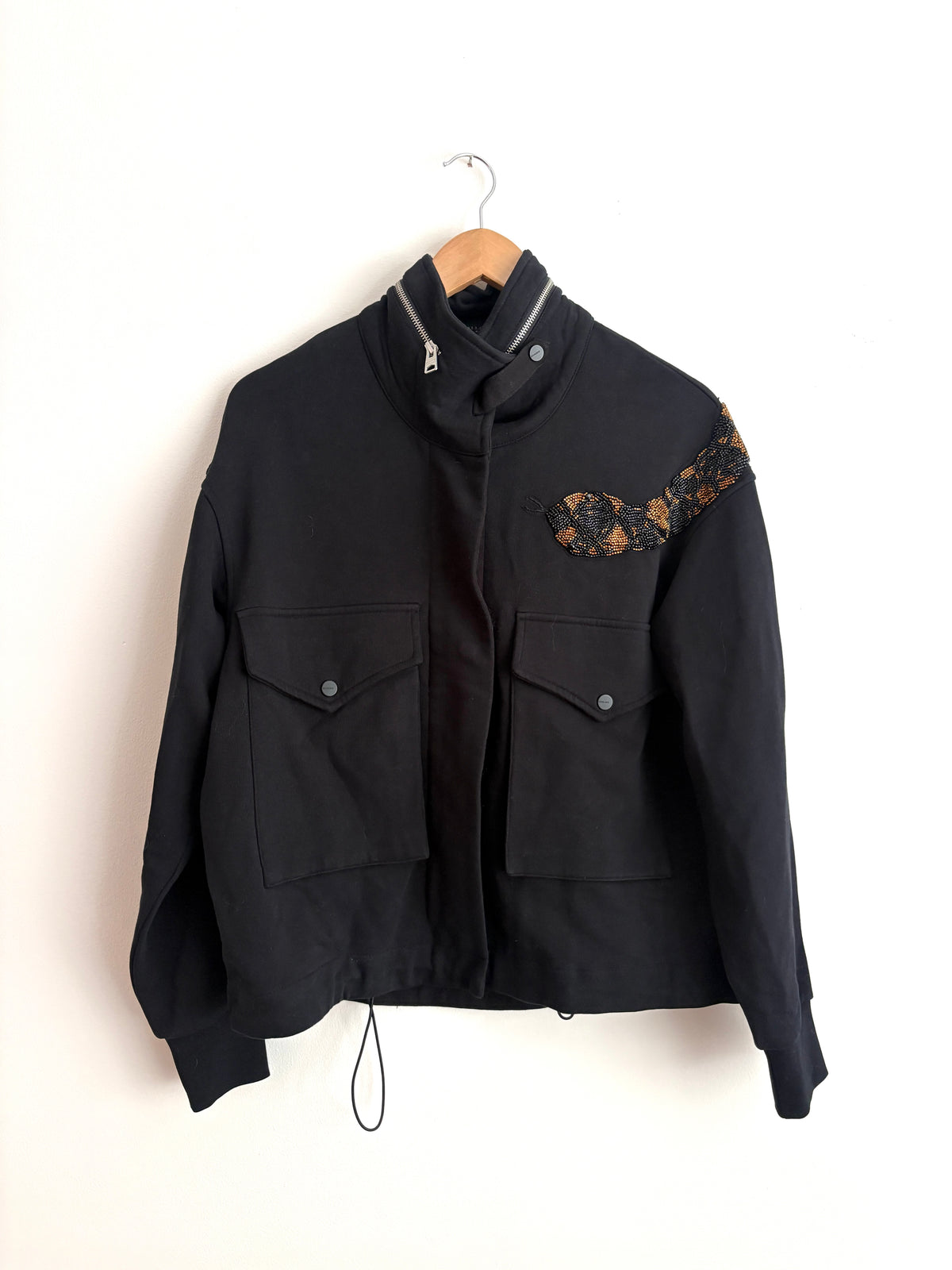 All Saints Ouros Claire Jacket in Black