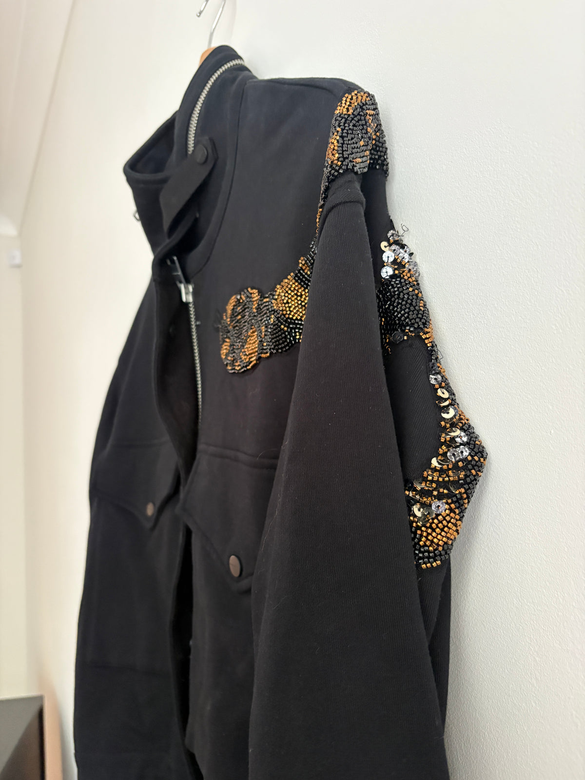 All Saints Ouros Claire Jacket in Black XS