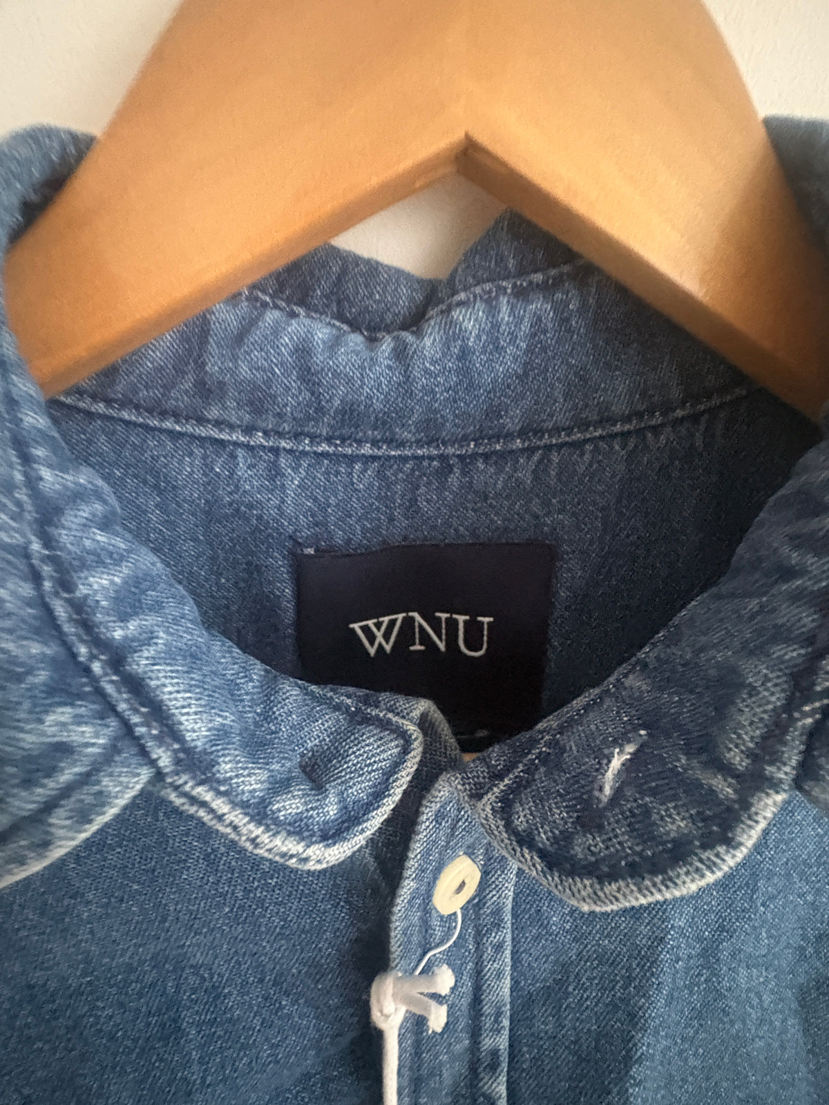 New With Tags WNU Classic Denim Shirt UK 10