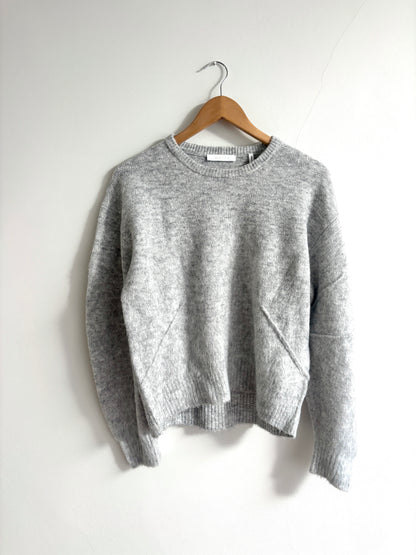 Helmut Lang Grey Wool Jumper