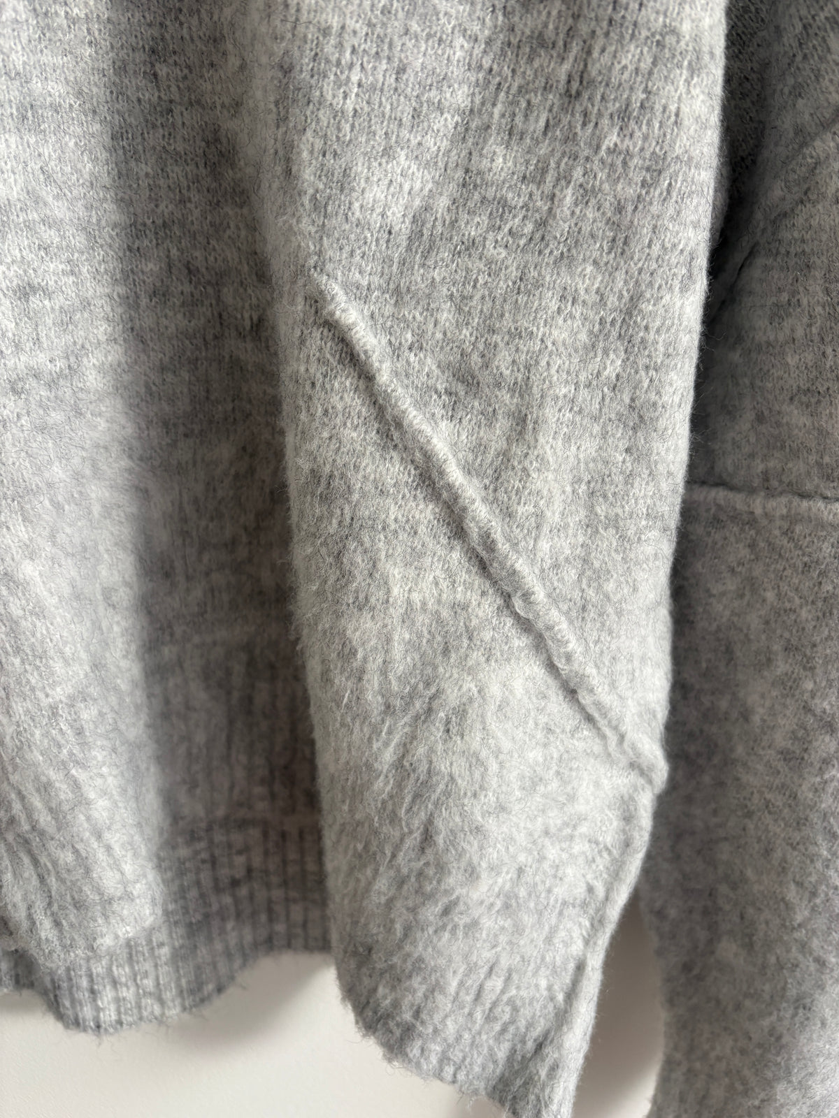 Helmut Lang Grey Wool Jumper XS