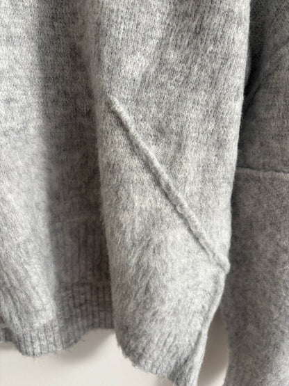Helmut Lang Grey Wool Jumper XS