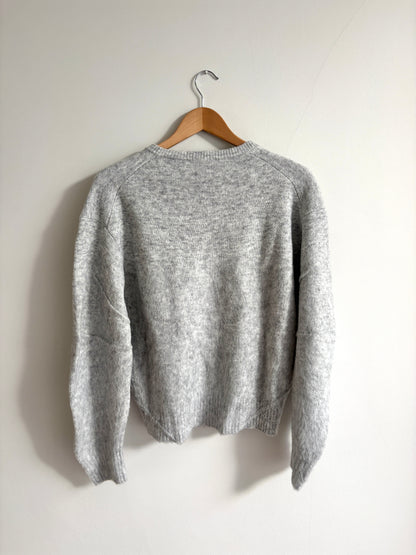 Helmut Lang Grey Wool Jumper XS