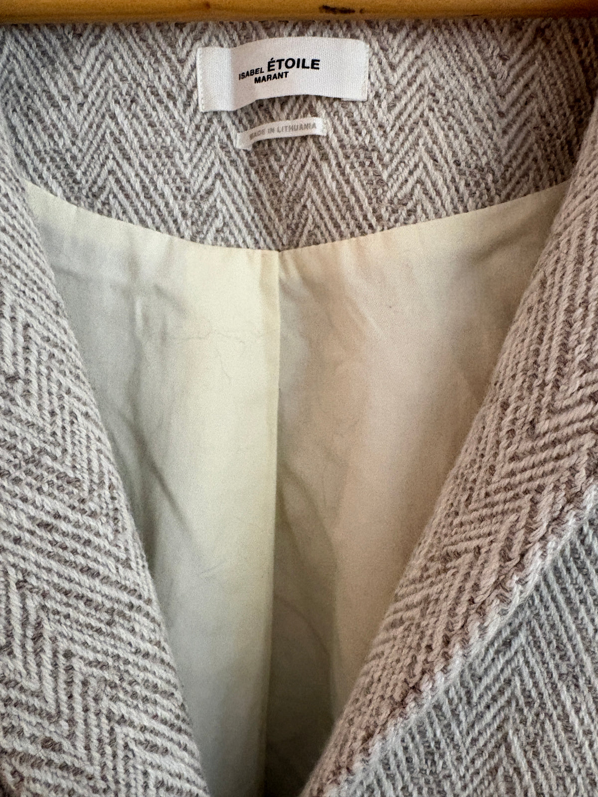 Isabel Marant Étoile Drogo Wool Jacket UK 10