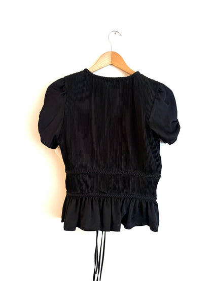 New With Tags Polo Ralph Lauren Puff-Sleeve Blouse UK 8